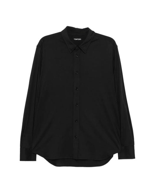 Tom Ford Black Buttoned Shirt for men