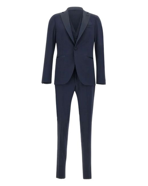 Corneliani Blue Wool Suit for men