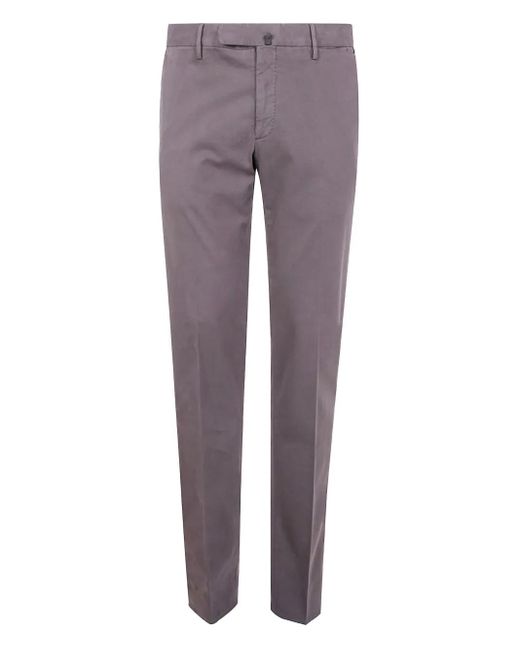 Incotex Purple Cotton Trousers for men
