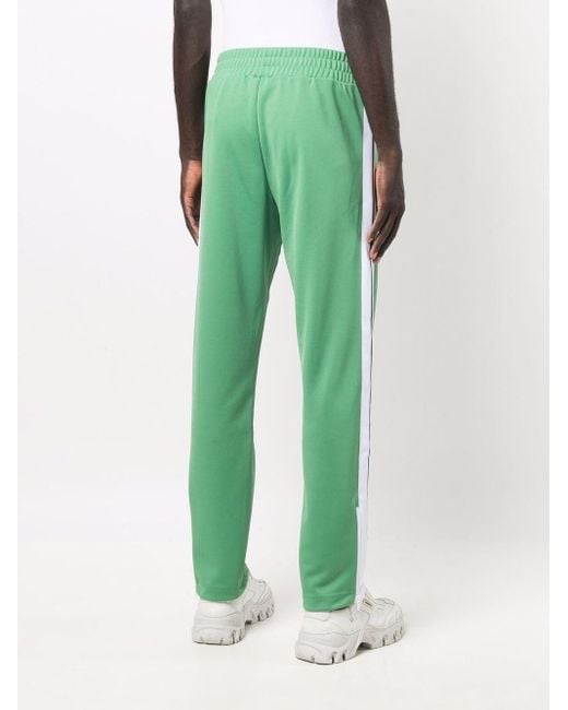 Pantaloni sportivi con banda laterale di Palm Angels in Verde per Uomo -  46% di sconto | Lyst