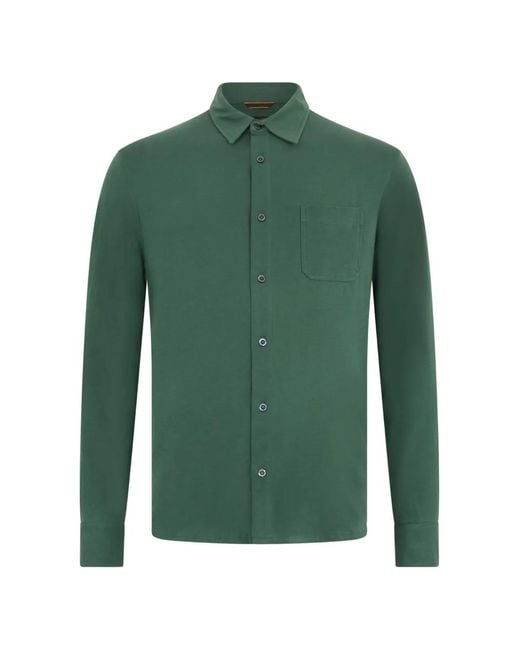 Moorer Green Pocket Shirt for men