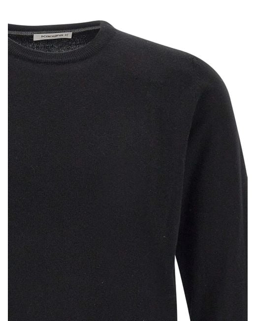 Kangra Blue Crew-Neck Sweater for men