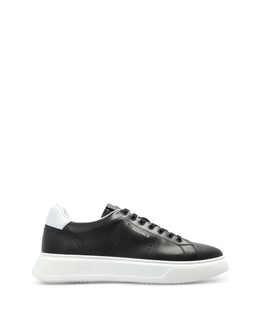 Bogner White Milan Lace-Up Sneakers for men