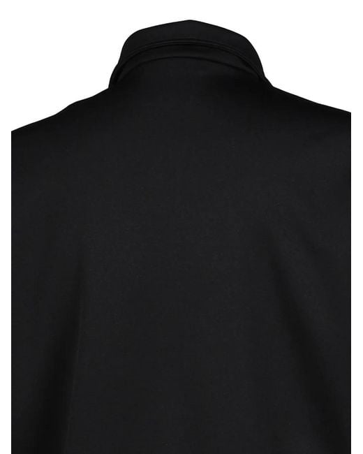 Moncler Black Logo-Patch Panelled Jacket for men