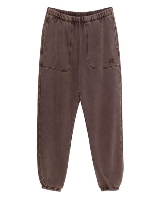 メンズ Champion トラックパンツ Brown