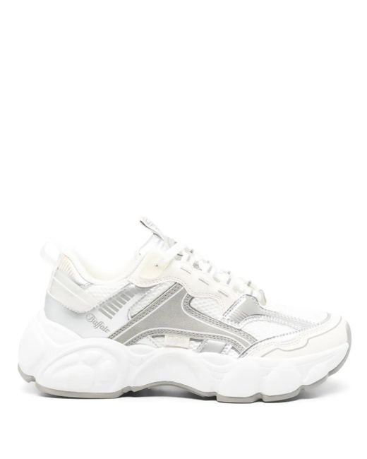 Buffalo White Cld Run Jog Sneakers