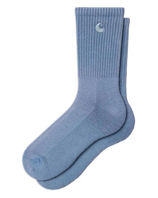Calcetines con logo bordado Carhartt de color Blue