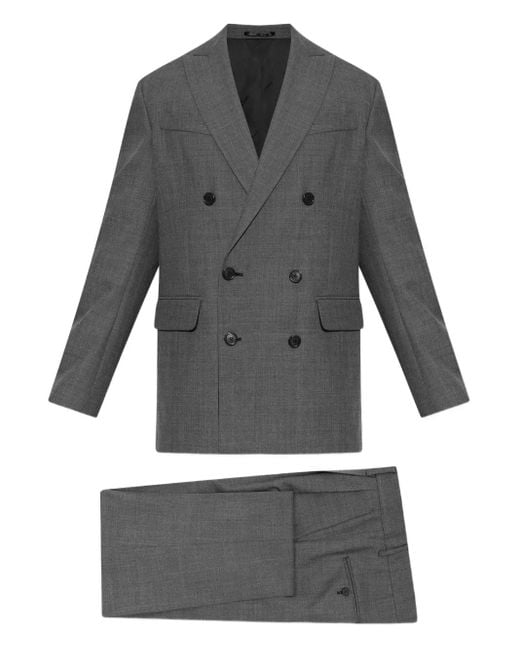 DSquared² Gray Double-Breasted Suit for men