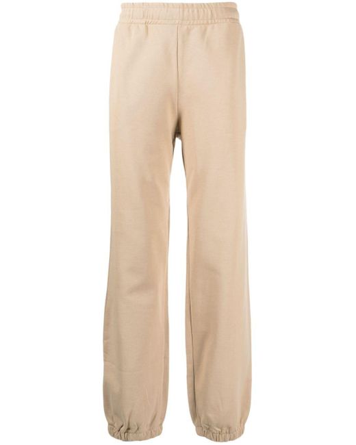 Pantalones de chándal con cinturilla elástica Trussardi de hombre de color Natural