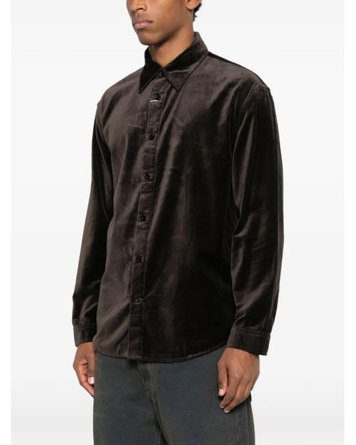 NN07 Black Casper Cotton Shirt for men
