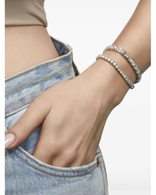 Jewels Aficionado White 18Kt Diamond Tennis Bracelet