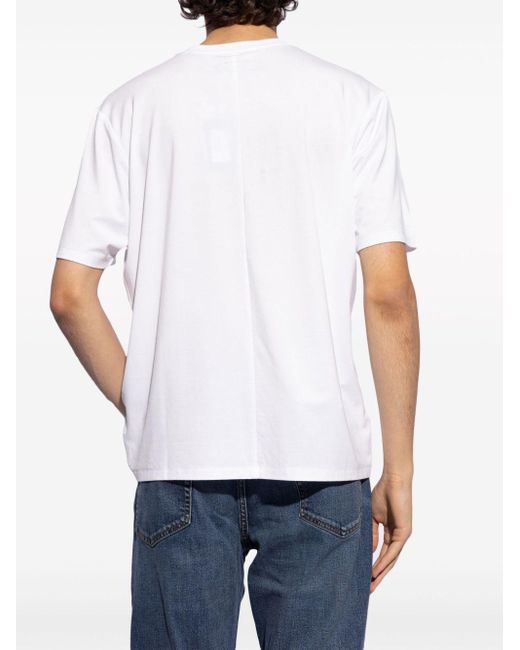 Camiseta con cuello redondo Rag & Bone de hombre de color White