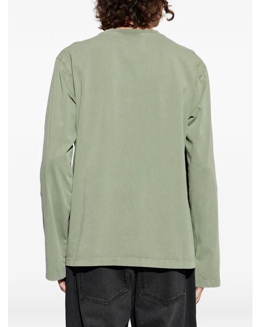 AVAVAV Green Semi-Distressed Layered T-Shirt for men