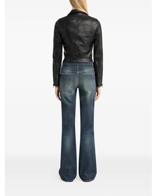 Courreges Black Lodo-Detail Jacket