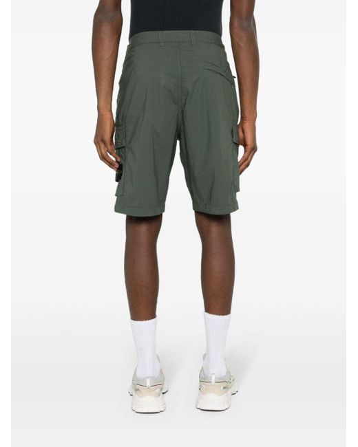 Stone Island Cargo-Shorts aus Taft in Green für Herren