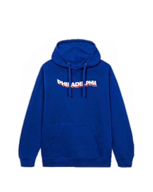 ANTI SOCIAL SOCIAL CLUB Blue Philadelphia Hoodie for men
