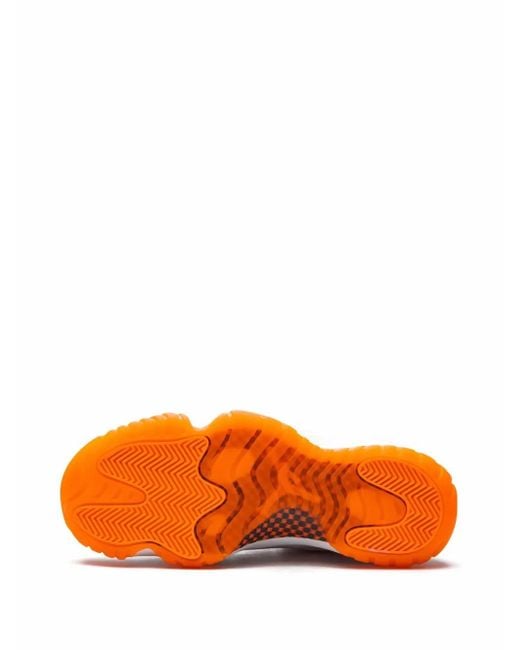 Nike White Air 11 Low "Bright Citrus" Sneakers