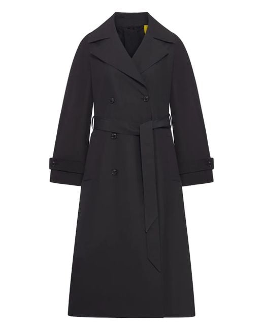 Moncler x Edward Enninful Black Belted Double-Breasted Coat