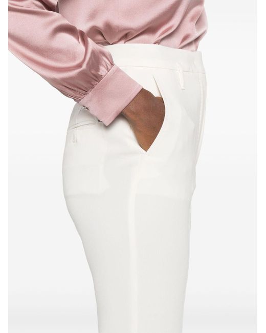 Max Mara White Alabama Trousers