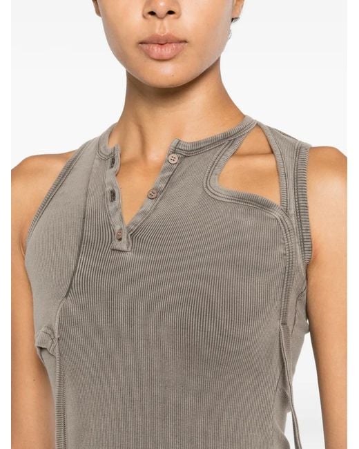 OTTOLINGER Geribbelde Jurk in het Gray