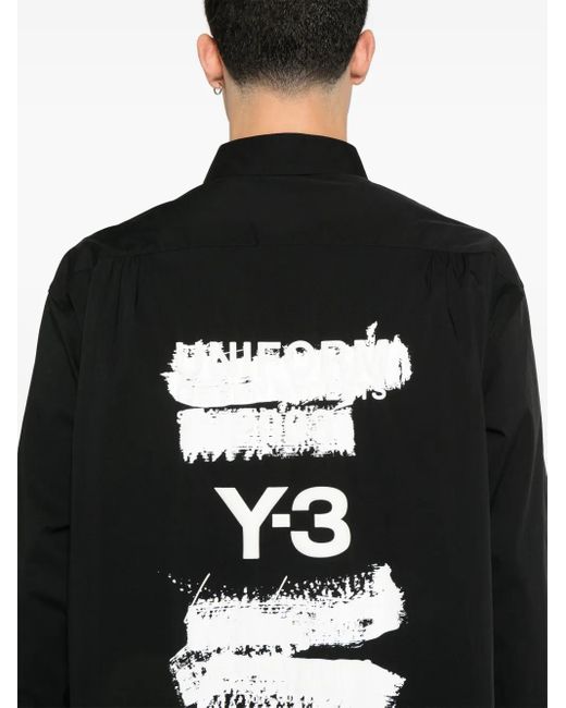Y-3 グラフィック シャツ Black