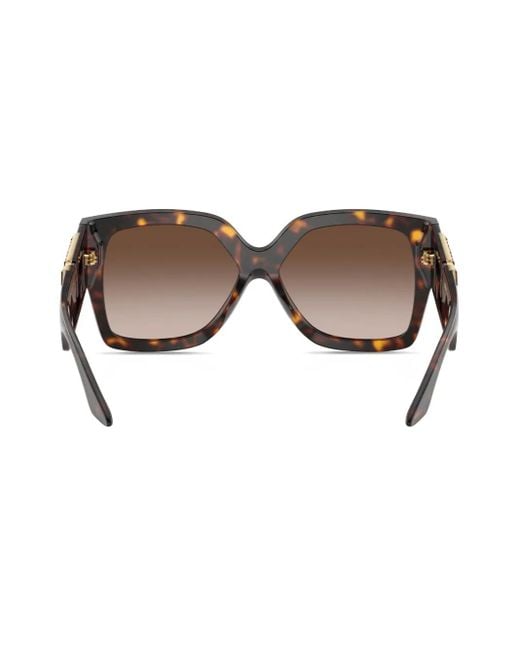 Versace メドゥーサ オーバーサイズ サングラス Brown