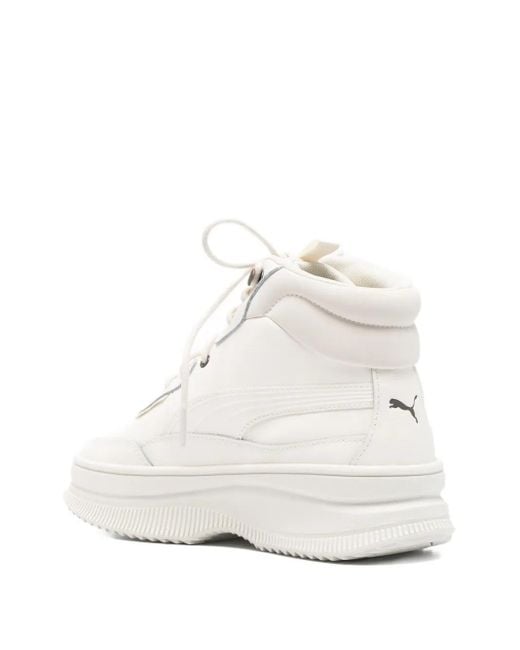 PUMA White Mayra Ankle Boots