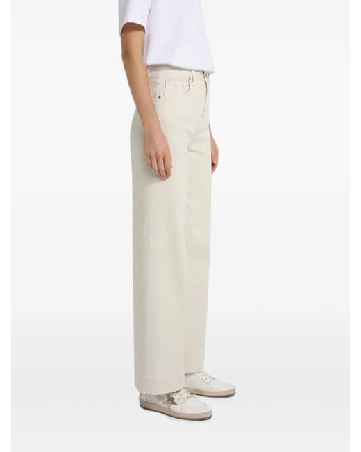 Briglia 1949 ロゴパッチ ジーンズ White