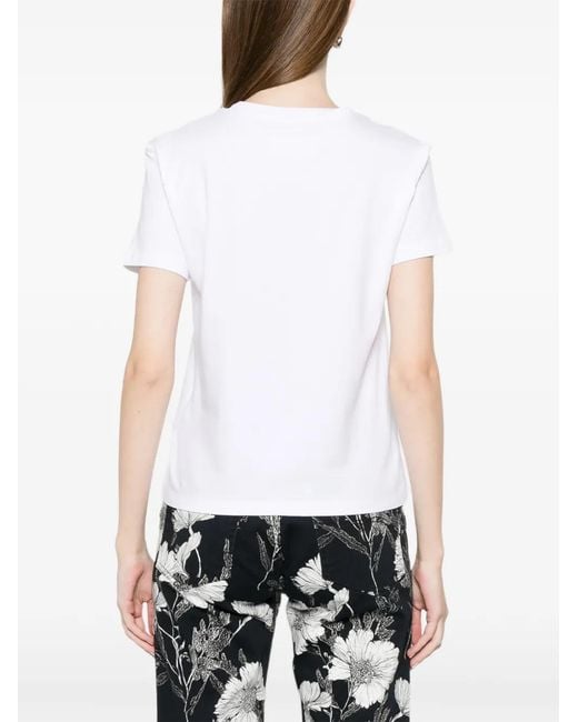 Versace Jeans Couture White Lettered T-Shirt