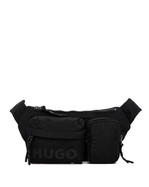 HUGO Black Quentyn Belt Bag for men