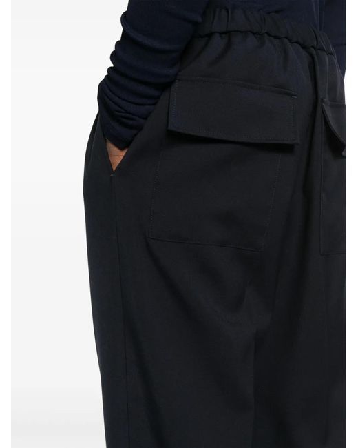 Jil Sander Black Cropped Leg Pants for men