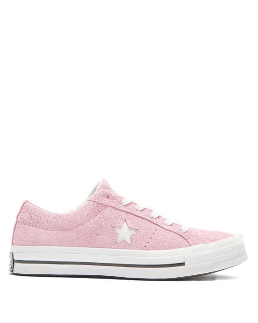 Converse Pink One Star Suede Sneakers