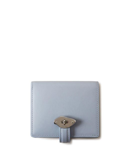 Mulberry Gray Lana Bi-fold Leather Wallet