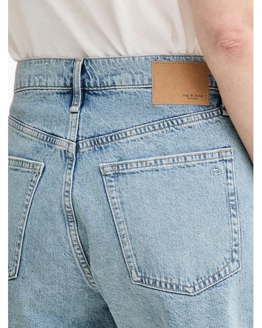 Rag & Bone Blue Short Kaia À Coupe Courte
