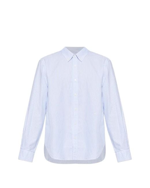 Rag & Bone White Striped Button-Down Shirt for men