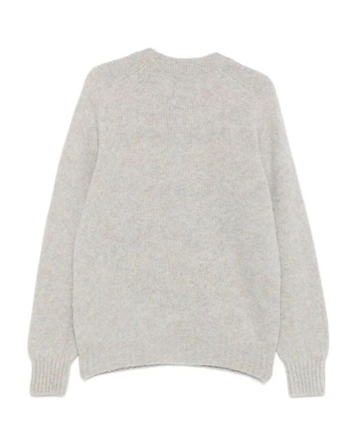 Howlin' By Morrison White V-Neck Sweater for men