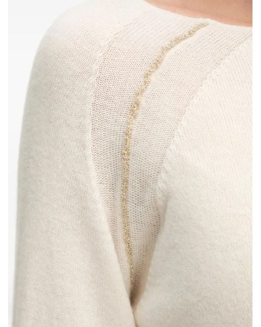 Jersey con apliques Silvian Heach de color White