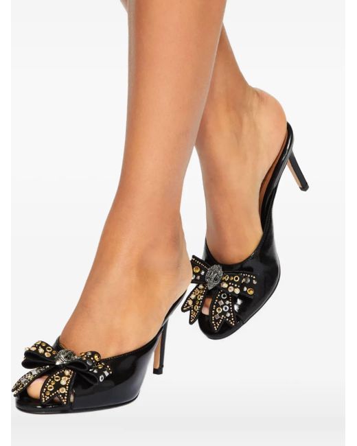 Mules Belgravia À Talon Kurt Geiger en coloris Black