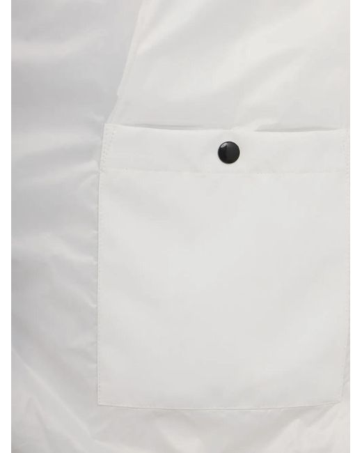 OUTHERE White Veste À Patch Logo for men