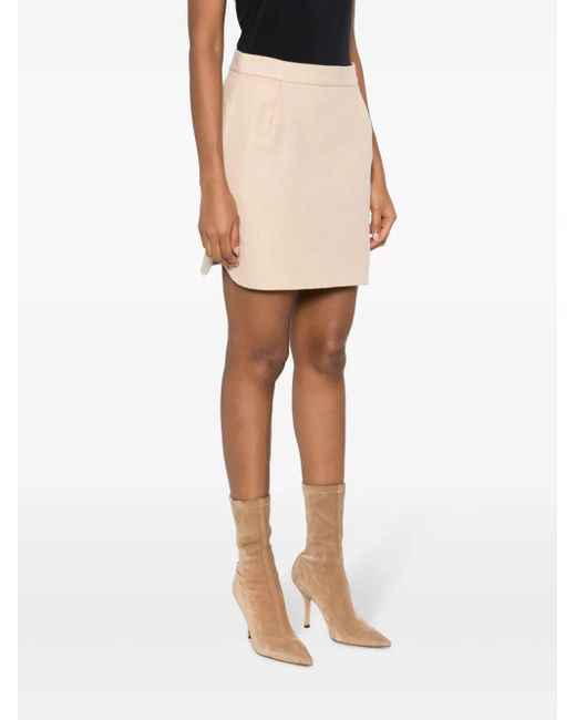 Max Mara Natural Wool Mini Skirt