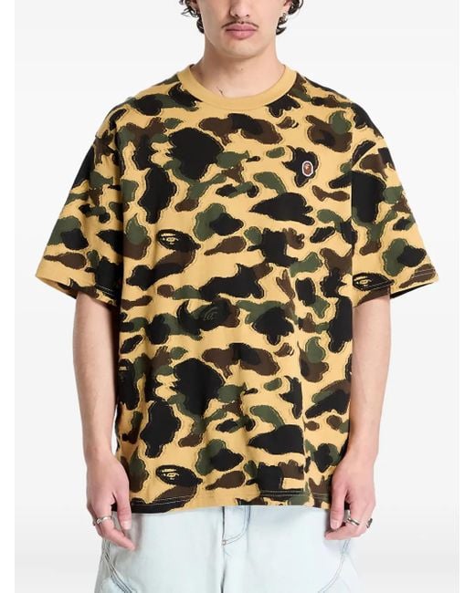 A Bathing Ape 1st Camo One Point Tシャツ Black