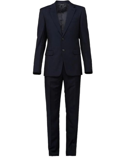 Traje con botones Prada de hombre de color Blue