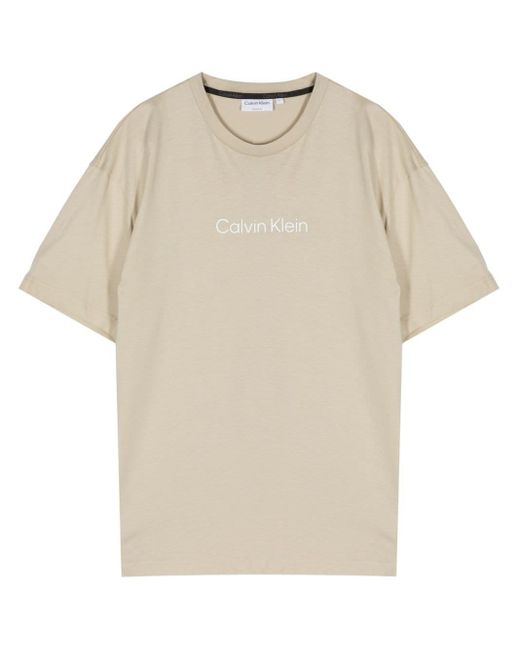 Calvin Klein Natural Hero Logo-print Cotton T-shirt for men