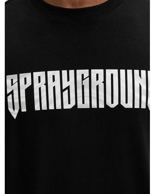 Sprayground Black Tiger-Graphic T-Shirt for men