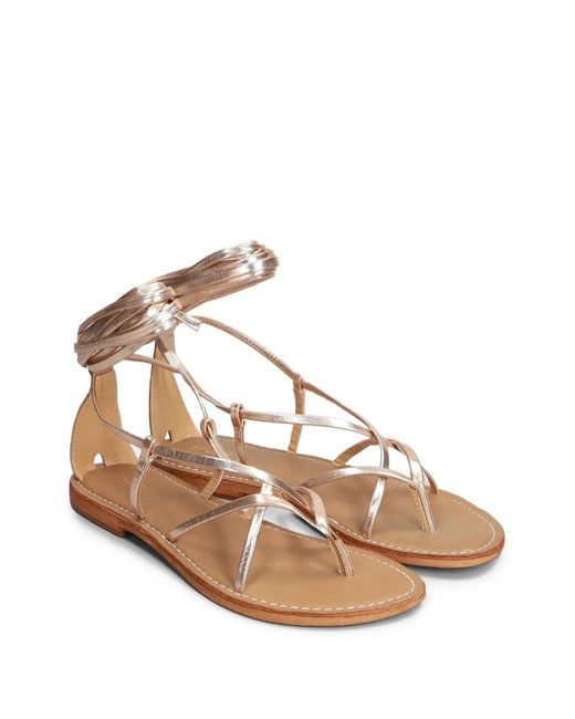 CBfusion White Round-Toe Sandals