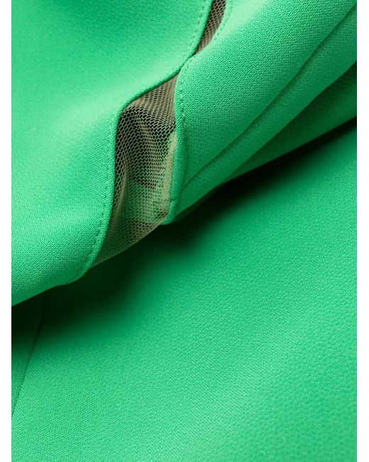 DSquared² Green Flared Flat Front Pants