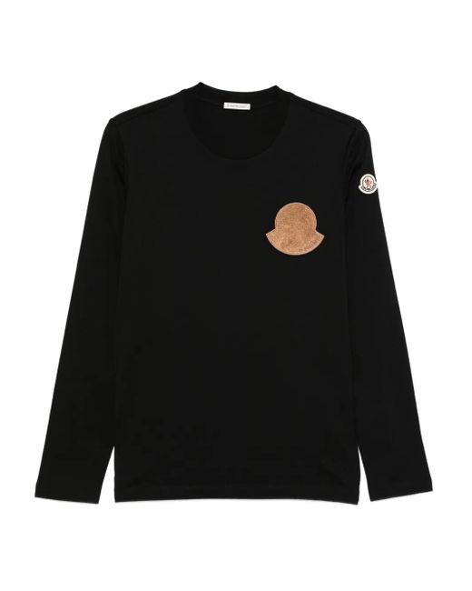 Moncler Top Met Lange Mouwen in het Black