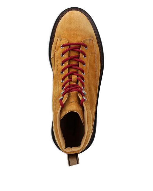 メンズ Gant レースアップ ブーツ Brown