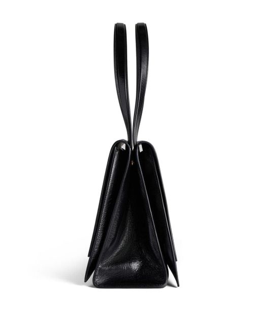 Balenciaga Black Crush On You Leather Shoulder Bag