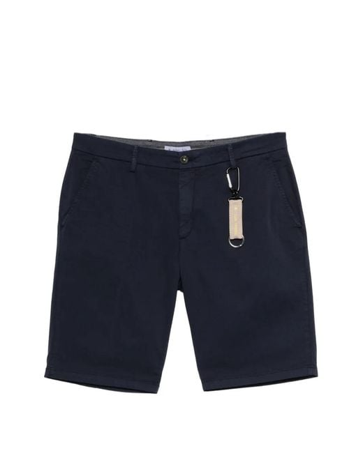 Manuel Ritz Blue Chino Shorts for men